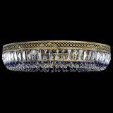 Люстра Венеция Кольцо №8 пластинка под бронзу Синяя в Кирове