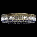 Люстра Венеция Кольцо №8 пластинка под бронзу Синяя в Кирове