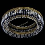 Люстра Венеция Кольцо №8 пластинка под бронзу Синяя в Кирове