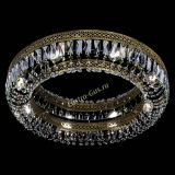 Люстра Венеция Кольцо №8 пластинка под бронзу Зеленая в Кирове