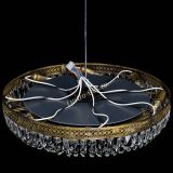 Люстра Венеция Кольцо №8 пластинка под бронзу Зеленая в Кирове