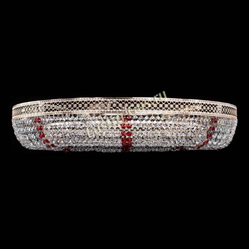 Люстра Венеция Кольцо №8 красное в Кирове Гусь Хрустальный