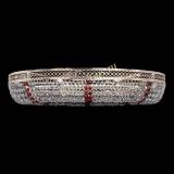 Люстра Венеция Кольцо №8 красное в Кирове