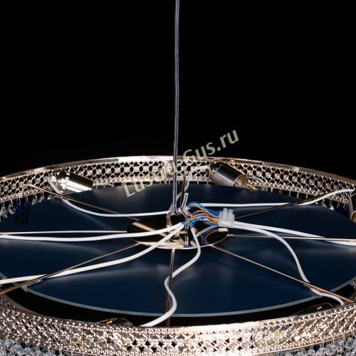 Люстра Венеция Кольцо №8 черная в Кирове Гусь Хрустальный