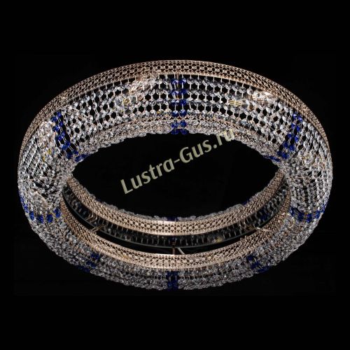 Люстра Венеция Кольцо №8 синее в Кирове Гусь Хрустальный