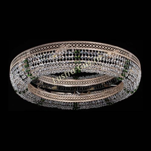 Люстра Венеция Кольцо №8 зеленое в Кирове Гусь Хрустальный