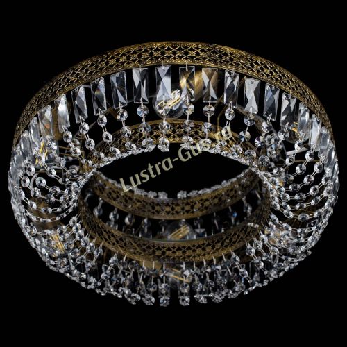 Люстра Венеция Кольцо пластинка под бронзу в Кирове Гусь Хрустальный