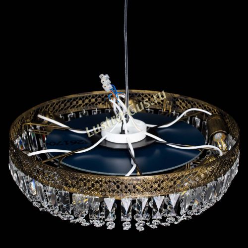 Люстра Венеция Кольцо пластинка под бронзу в Кирове Гусь Хрустальный