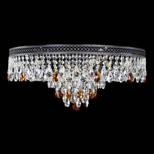 Люстра Венеция Кольцо Черная №8 чайная в Кирове Гусь Хрустальный