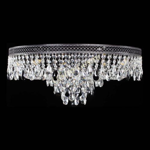 Люстра Венеция Кольцо Черная №8 черная в Кирове Гусь Хрустальный