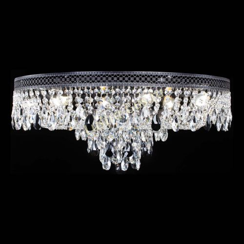 Люстра Венеция Кольцо Черная №8 черная в Кирове Гусь Хрустальный