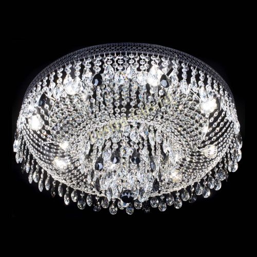 Люстра Венеция Кольцо Черная №8 черная в Кирове Гусь Хрустальный