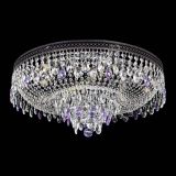 Люстра Венеция Кольцо Черная №8 фиолетовая в Кирове