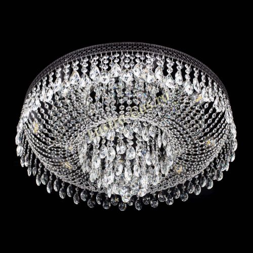 Люстра Венеция Кольцо журавлик №8 черная в Кирове Гусь Хрустальный