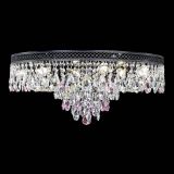 Люстра Венеция Кольцо Черная №8 розовая в Кирове