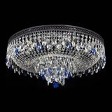 Люстра Венеция Кольцо Черная №8 синяя в Кирове