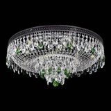 Люстра Венеция Кольцо Черная №8 зеленая в Кирове