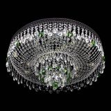 Люстра Венеция Кольцо Черная №8 зеленая в Кирове