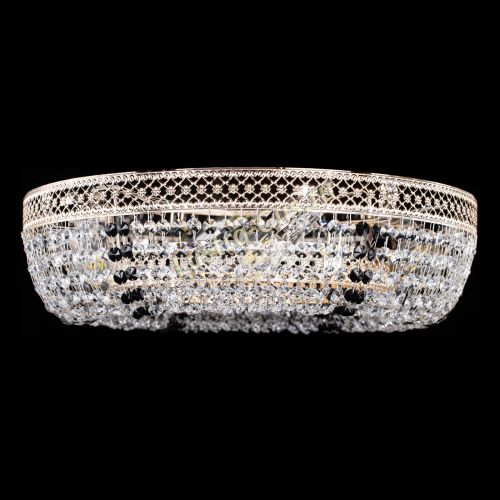 Люстра Венеция Кольцо черная в Кирове Гусь Хрустальный