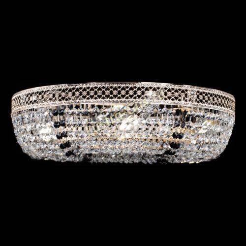 Люстра Венеция Кольцо черная в Кирове Гусь Хрустальный