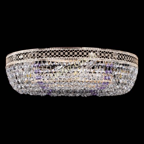 Люстра Венеция Кольцо фиолетовая в Кирове Гусь Хрустальный