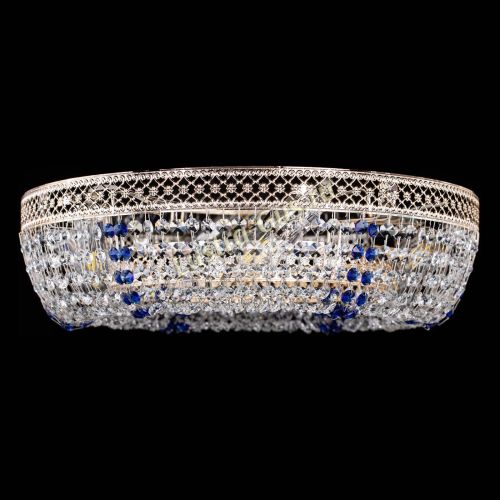 Люстра Венеция Кольцо синяя в Кирове Гусь Хрустальный