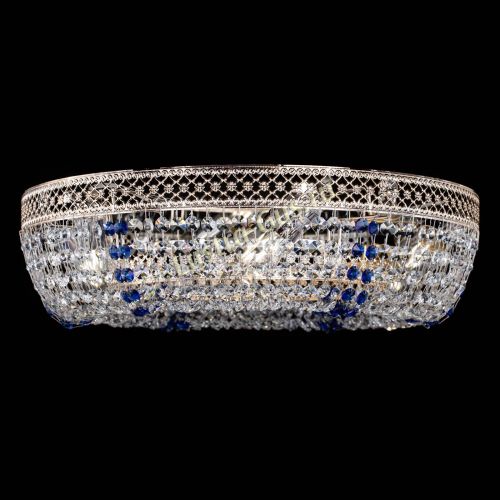 Люстра Венеция Кольцо синяя в Кирове Гусь Хрустальный