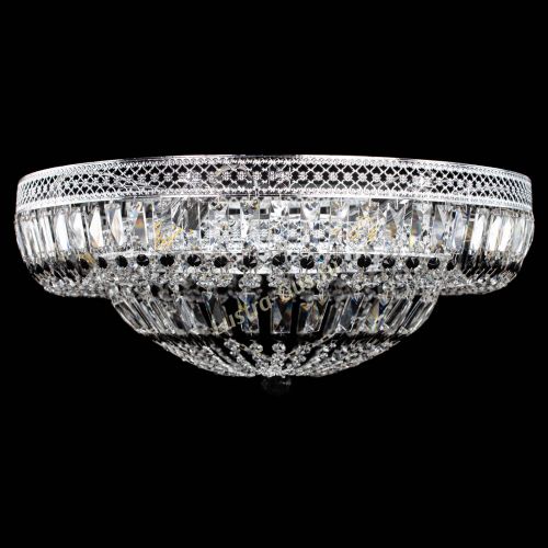 Люстра Венеция Купол пластинка 600 Черная в Кирове Гусь Хрустальный