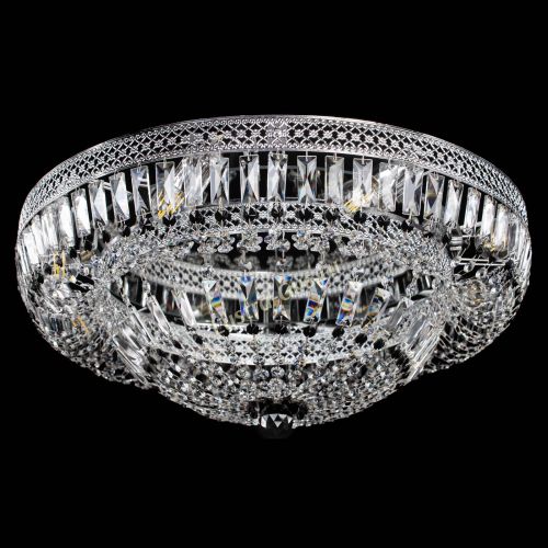 Люстра Венеция Купол пластинка 600 Черная в Кирове Гусь Хрустальный