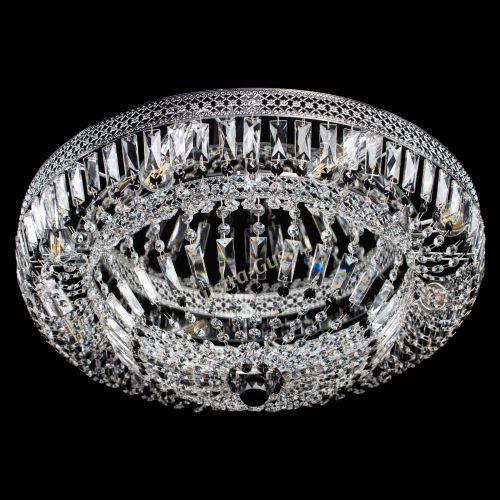 Люстра Венеция Купол пластинка 600 Черная в Кирове Гусь Хрустальный