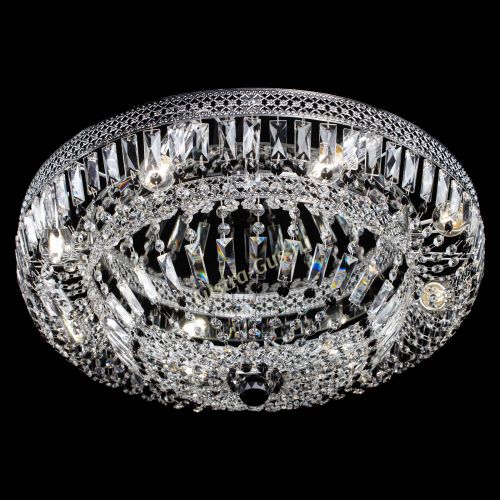 Люстра Венеция Купол пластинка 600 Черная в Кирове Гусь Хрустальный