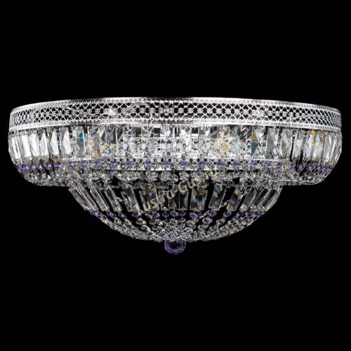 Люстра Венеция Купол пластинка 600 Фиолетовая в Кирове Гусь Хрустальный