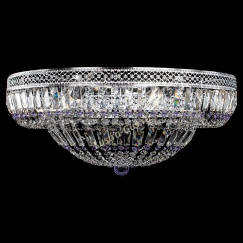 Люстра Венеция Купол пластинка 600 Фиолетовая в Кирове Гусь Хрустальный