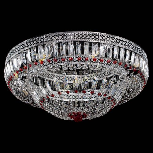 Люстра Венеция Купол пластинка 600 Красная в Кирове Гусь Хрустальный