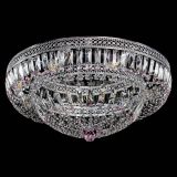 Люстра Венеция Купол пластинка 600 Розовая в Кирове