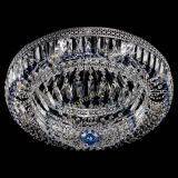 Люстра Венеция Купол пластинка 600 Синяя в Кирове