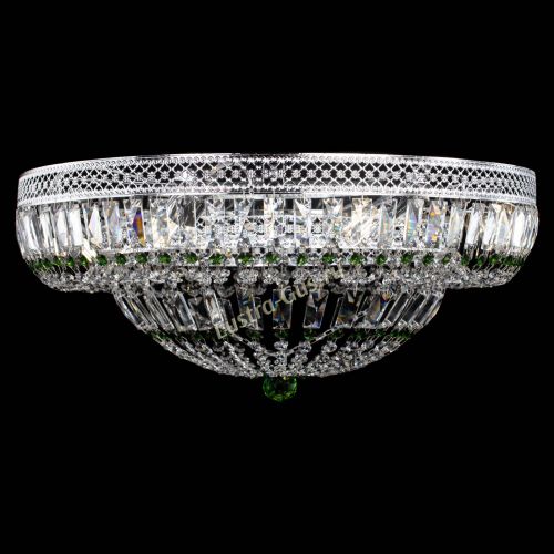 Люстра Венеция Купол пластинка 600 Зеленая в Кирове Гусь Хрустальный