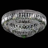 Люстра Венеция Купол пластинка 600 Зеленая в Кирове