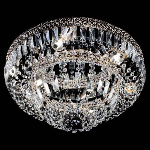 Люстра Венеция Купол пластинка Черная в Кирове Гусь Хрустальный