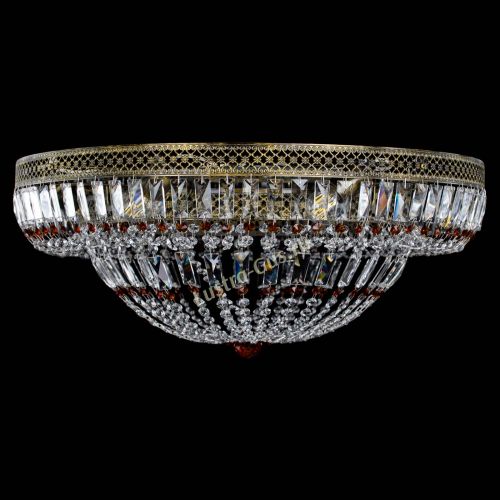 Люстра Венеция Купол пластинка под бронзу Чайная в Кирове Гусь Хрустальный