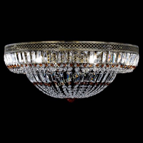 Люстра Венеция Купол пластинка под бронзу Чайная в Кирове Гусь Хрустальный