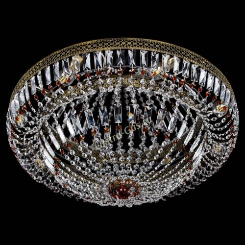 Люстра Венеция Купол пластинка под бронзу Чайная в Кирове Гусь Хрустальный