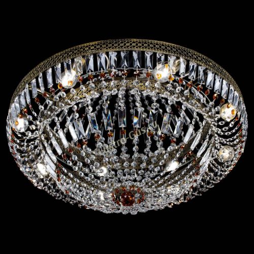 Люстра Венеция Купол пластинка под бронзу Чайная в Кирове Гусь Хрустальный