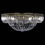 Люстра Венеция Купол пластинка под бронзу Фиолетовая в Кирове