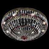 Люстра Венеция Купол пластинка под бронзу Красная в Кирове