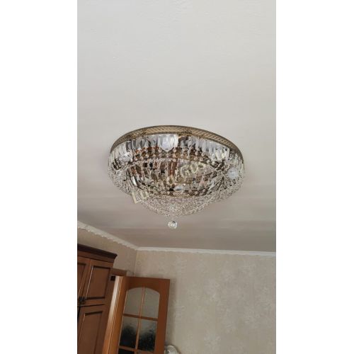 Люстра Венеция Купол пластинка под бронзу в Кирове Гусь Хрустальный