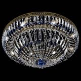 Люстра Венеция Купол пластинка под бронзу Синяя в Кирове