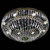 Люстра Венеция Купол пластинка под бронзу Зеленая в Кирове