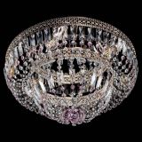 Люстра Венеция Купол пластинка Розовая в Кирове