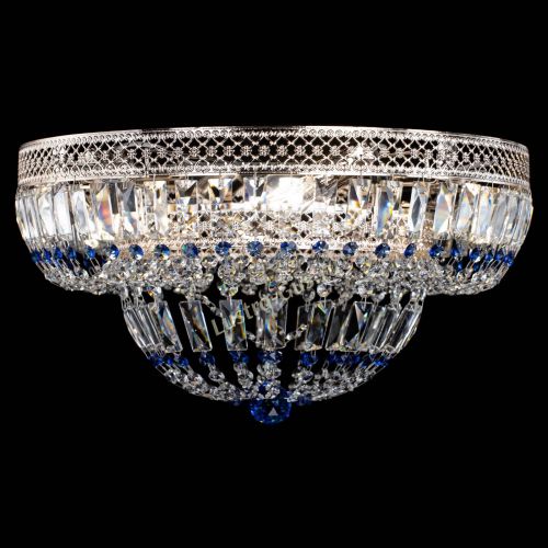 Люстра Венеция Купол пластинка Синяя в Кирове Гусь Хрустальный